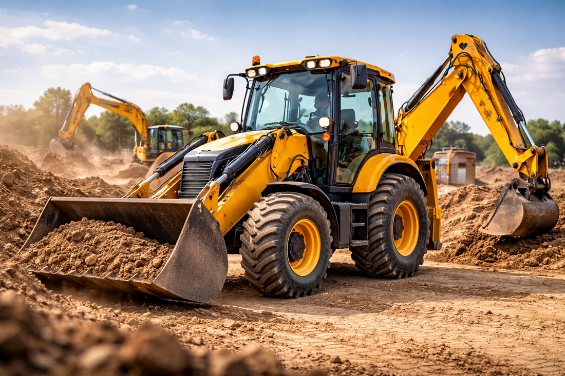 Baggerlader im Einsatz