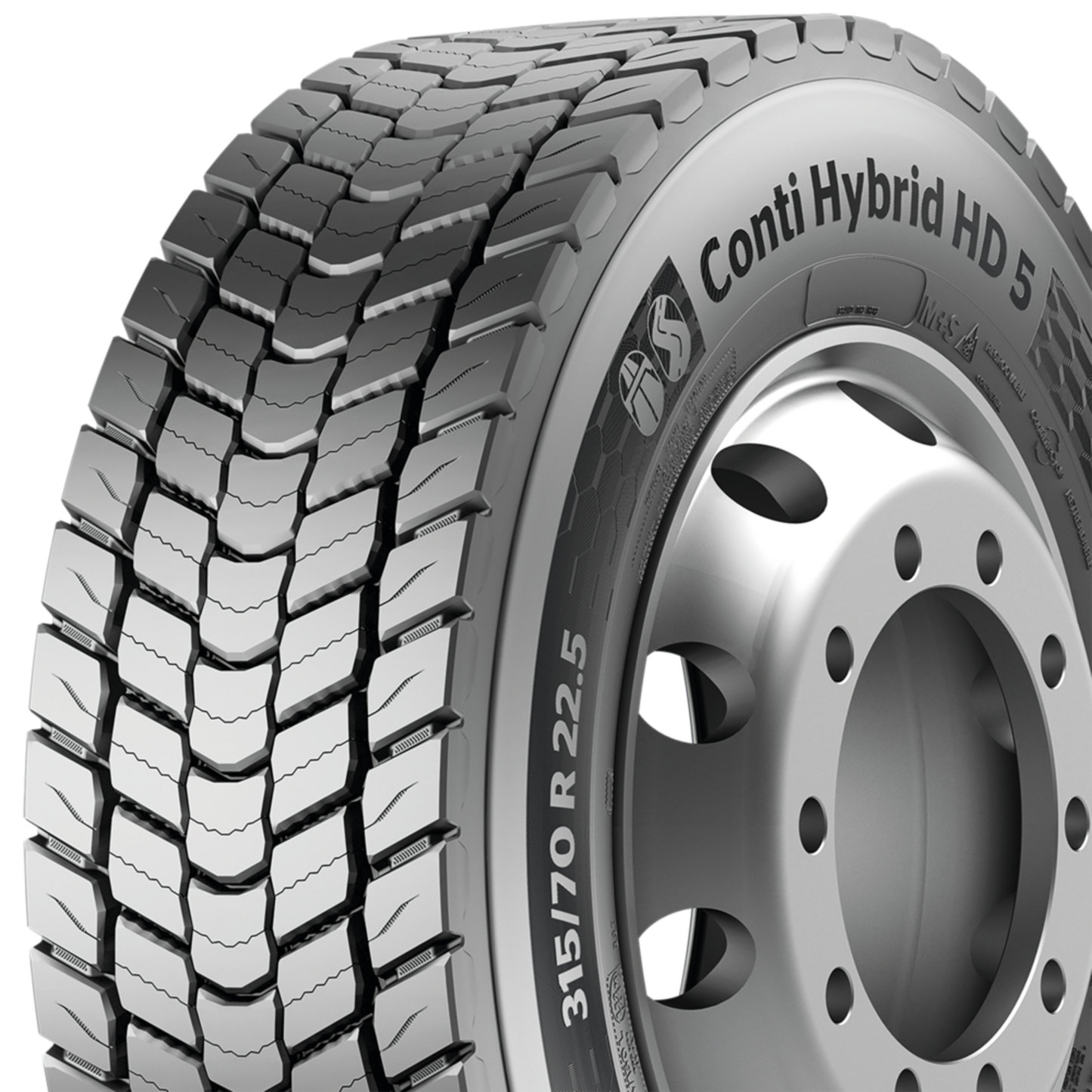 LKW RUNDUMREIFEN CONTINENTAL 315/70R 22.5 152M TL HYBRID HD5